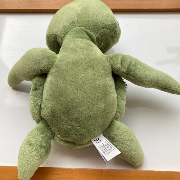 Vintage Aurora Green Sea Turtle Plush Stuffed Animal Plush Big Eyes Cute 10" - Picture 8 of 12